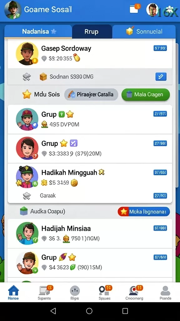 Cuplikan layar TOTOKAURAT — pengaturan akun