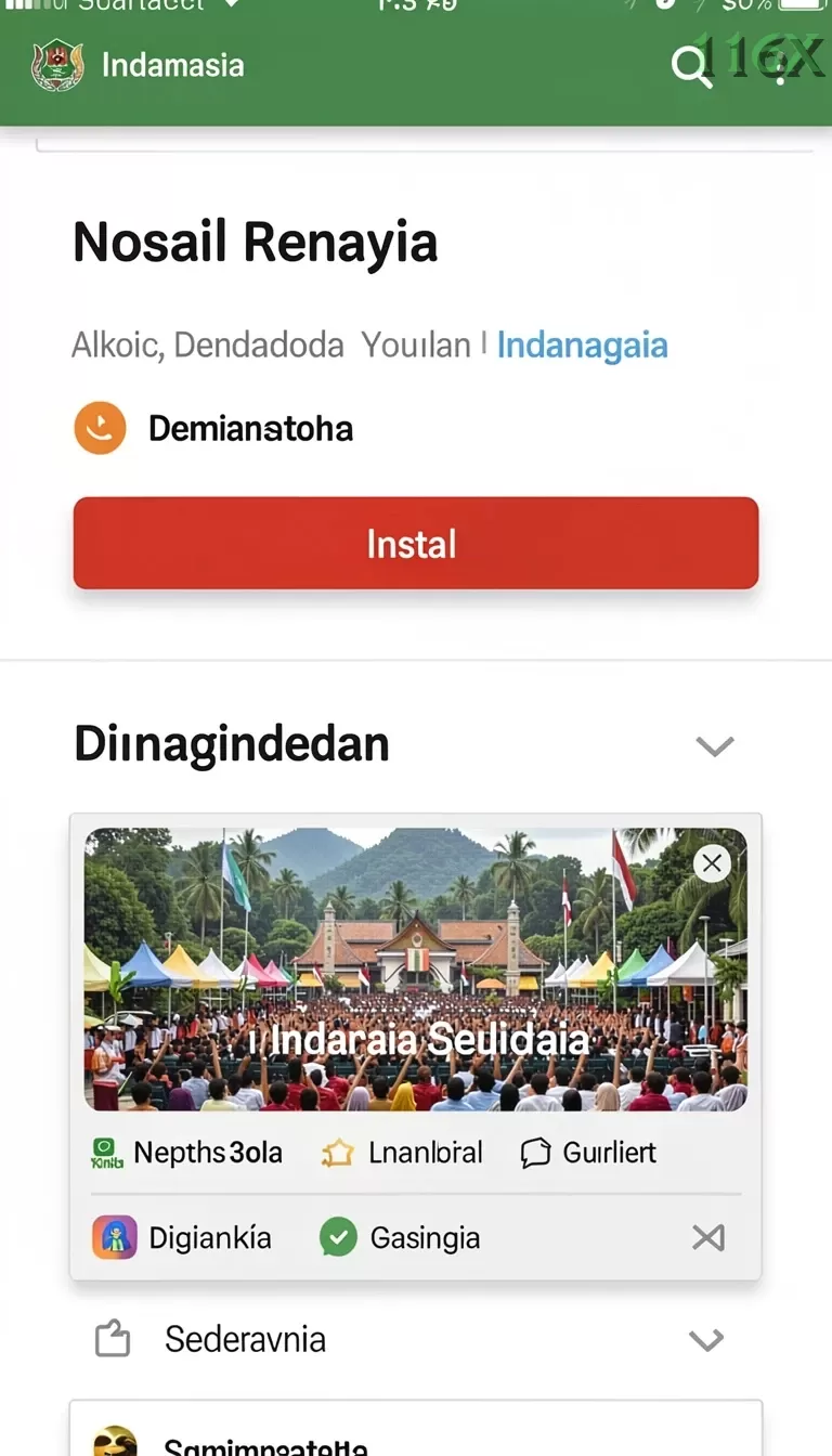 Cuplikan layar TOTOKAURAT — menu navigasi